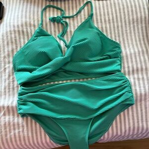 Vibrant Green Bikini Set